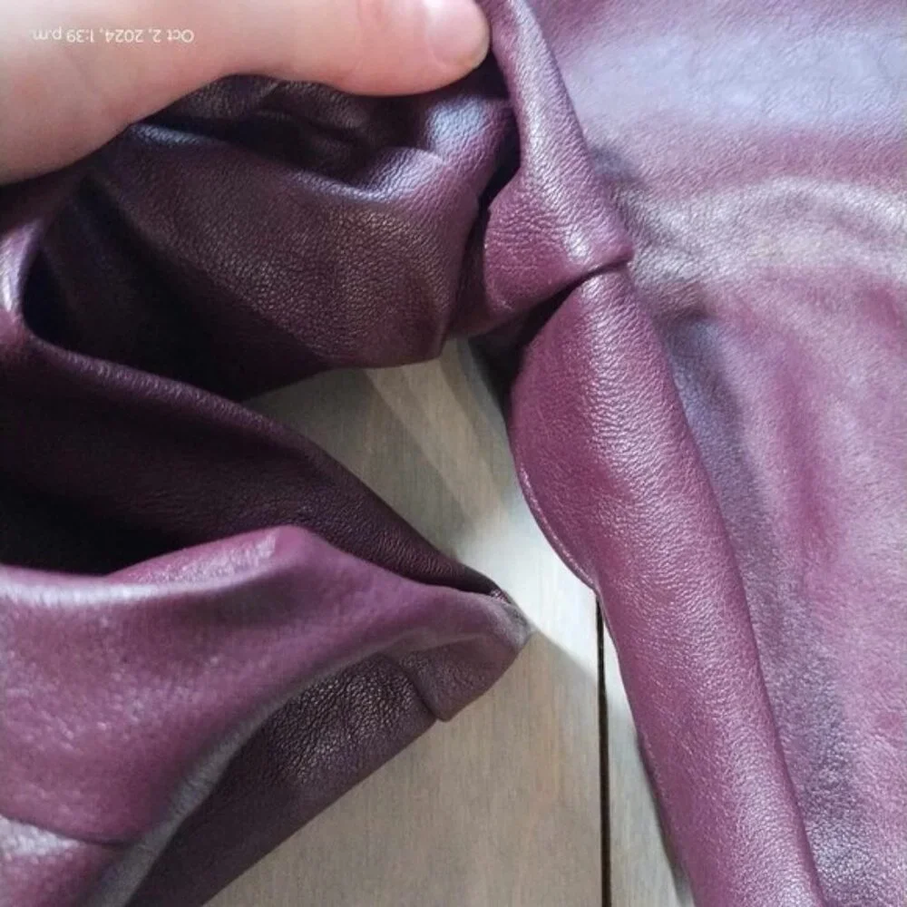 Dynamite Plum‎ Faux Leather Leather Jogger Runs larger.